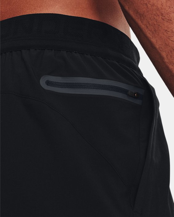 Men's UA Peak Woven Shorts, Black, pdpMainDesktop image number 3